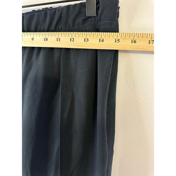 Anthropologie High Rise Black Zip Ankle Legging Trousers Capsule Travel Medium - Picture 8 of 10